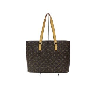 Louis Vuitton Luco Monogram Canvas Tote Bag Brown Classic LV